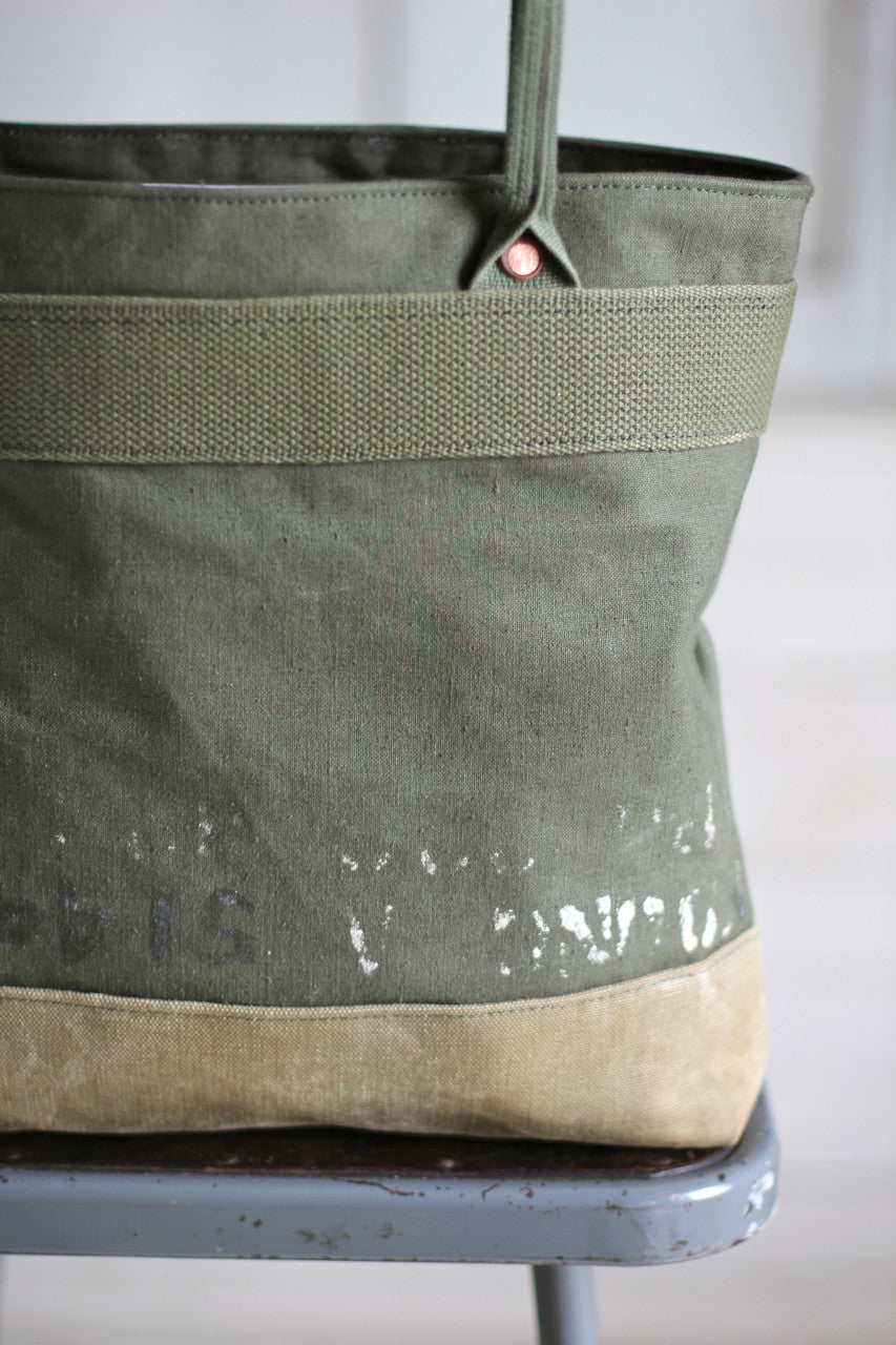 WWII era Canvas Tote Bag