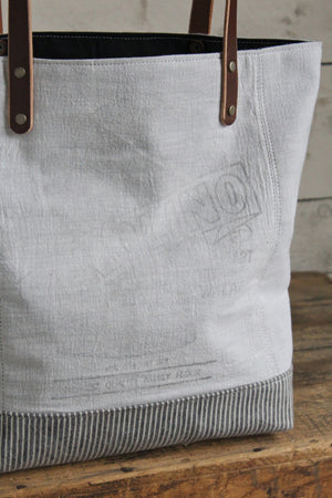 1940's era Feed Sack Tote Bag