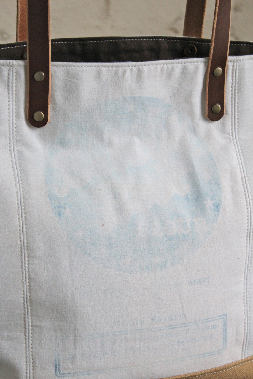 1940's era Cloud & Star Tote Bag