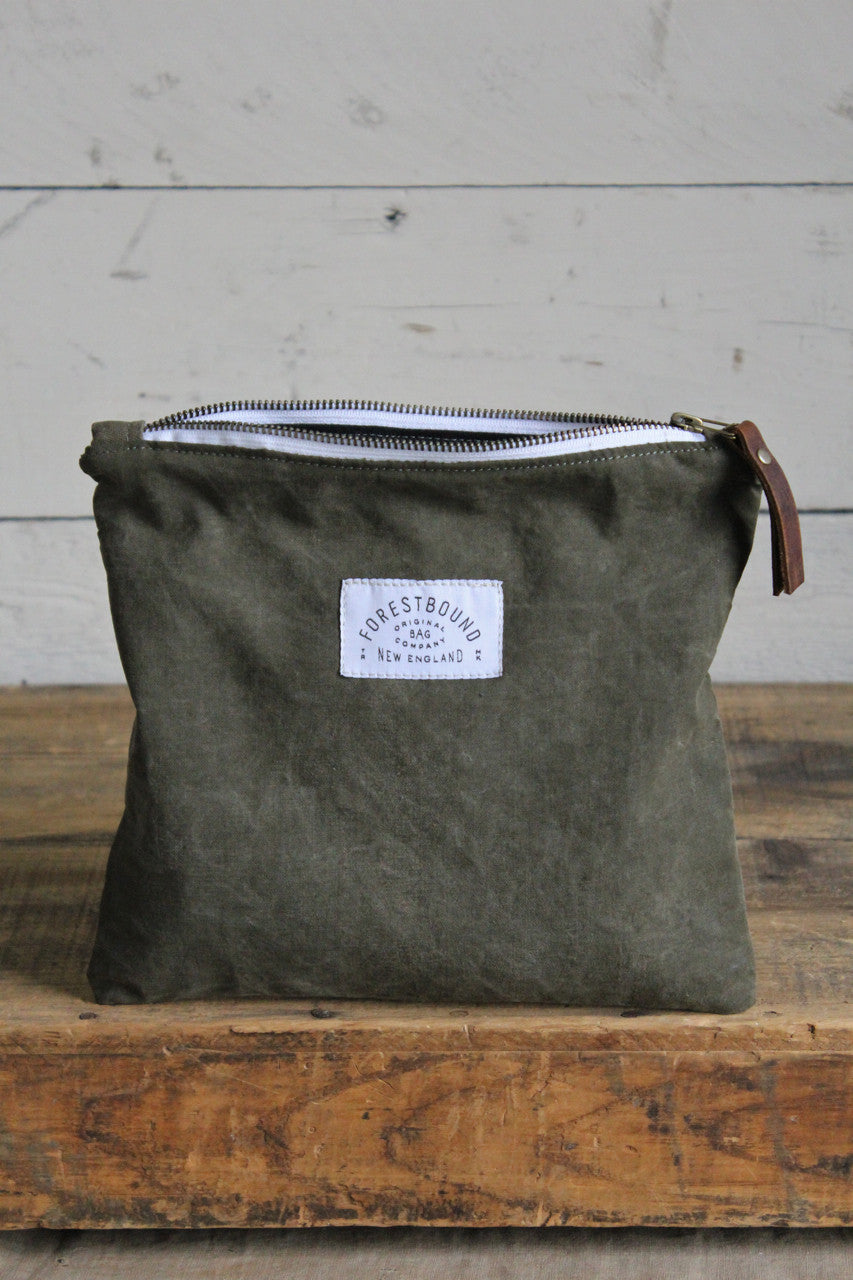 WWII era Pieced Canvas Utility Pouch