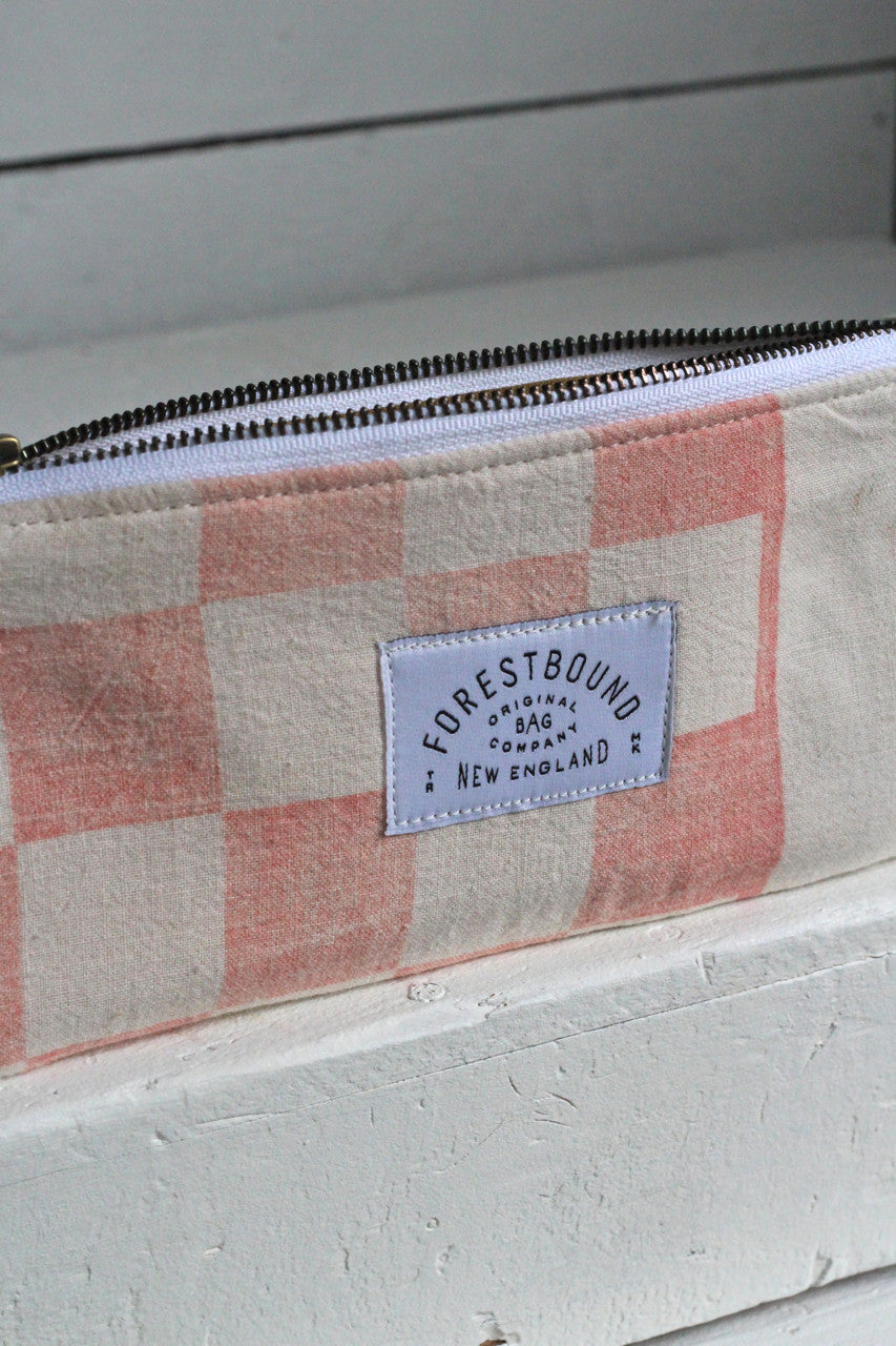 1950's era Farm Feedsack Utility Pouch