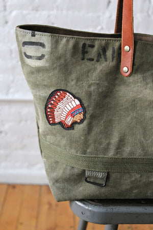 WWII era Canvas Tote Bag