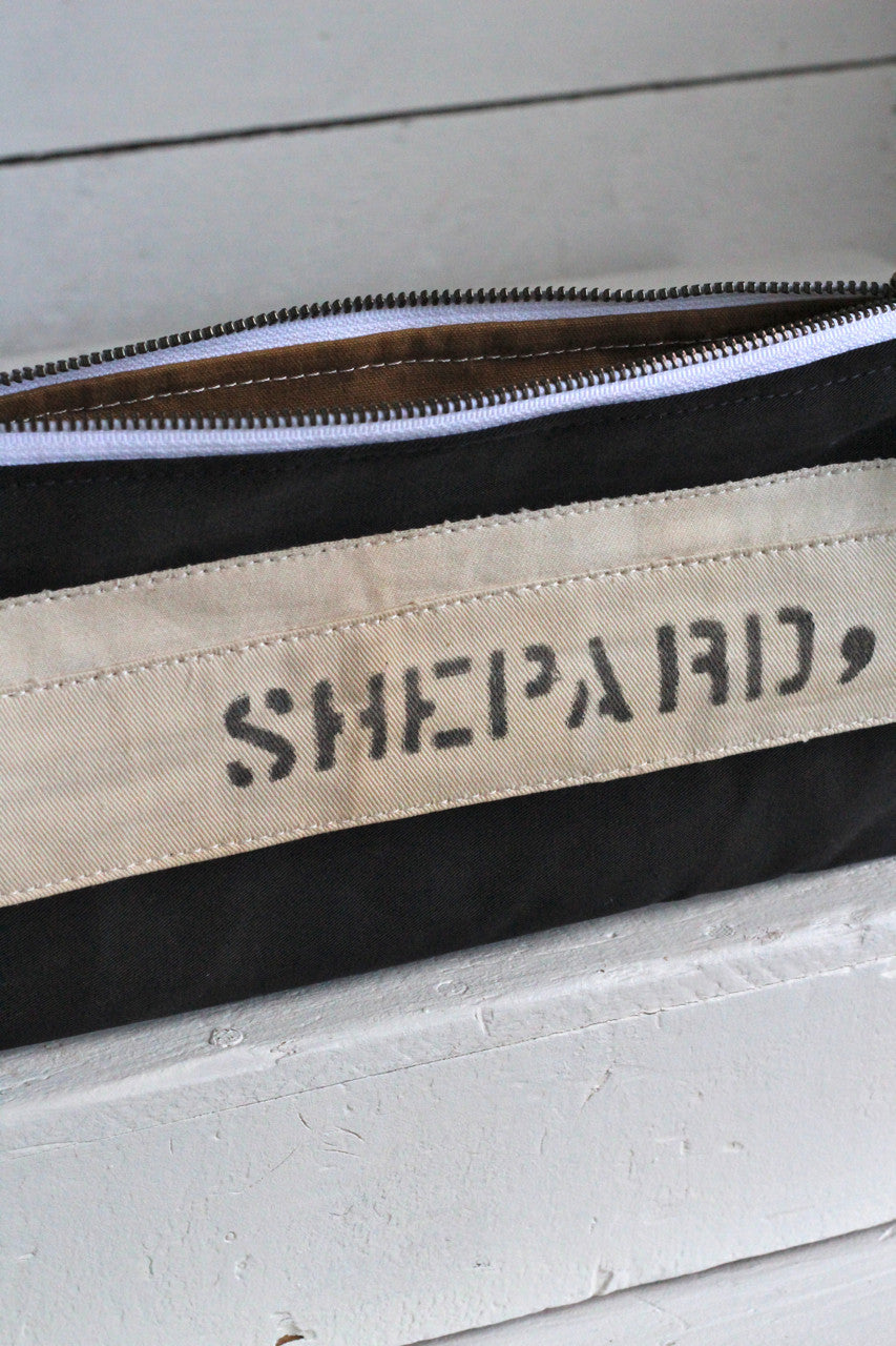 WWII era US Navy Canvas Utility Pouch