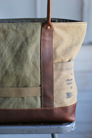 WWII era Canvas Carryall