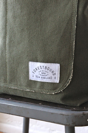 WWII era Military Canvas Pocket Tote Bag