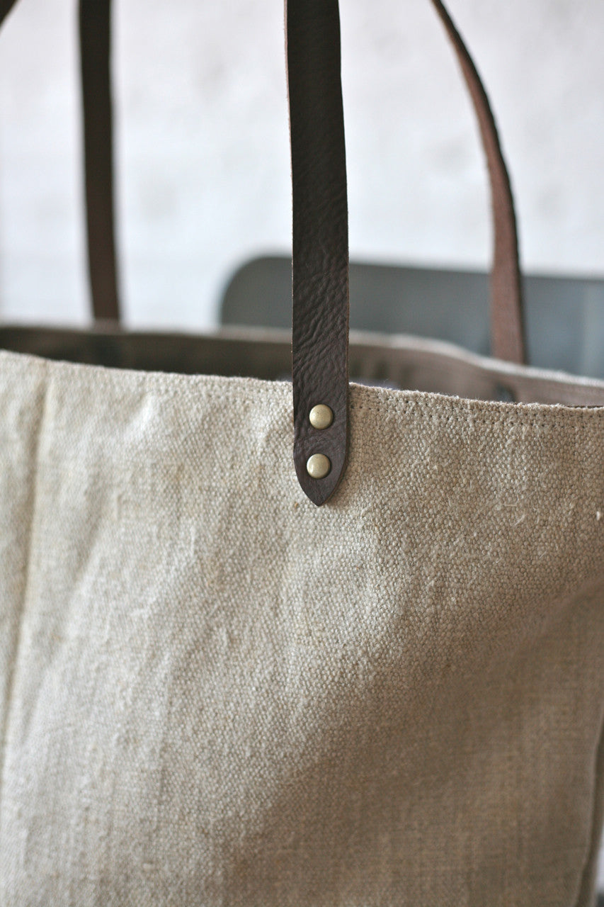 1930s era Linen Tote Bag