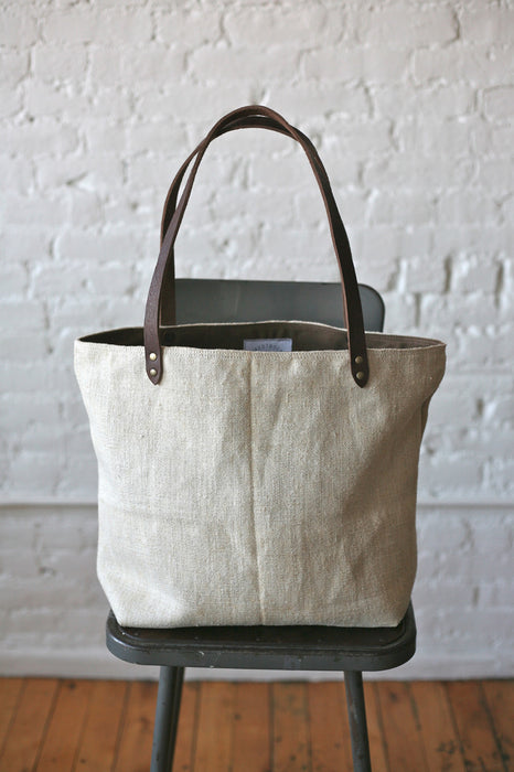 1930s era Linen Tote Bag