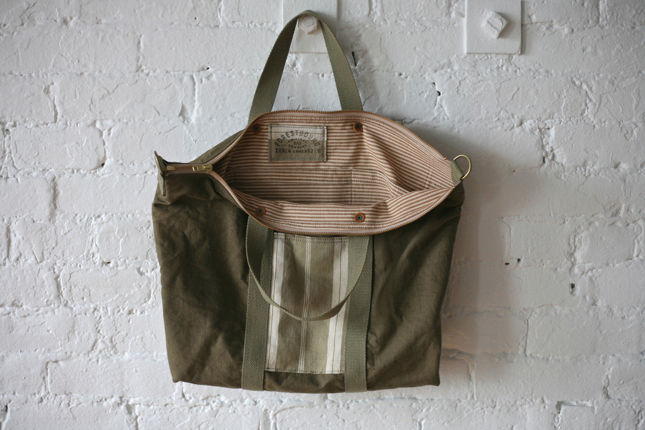 WWII era Canvas Weekend Bag
