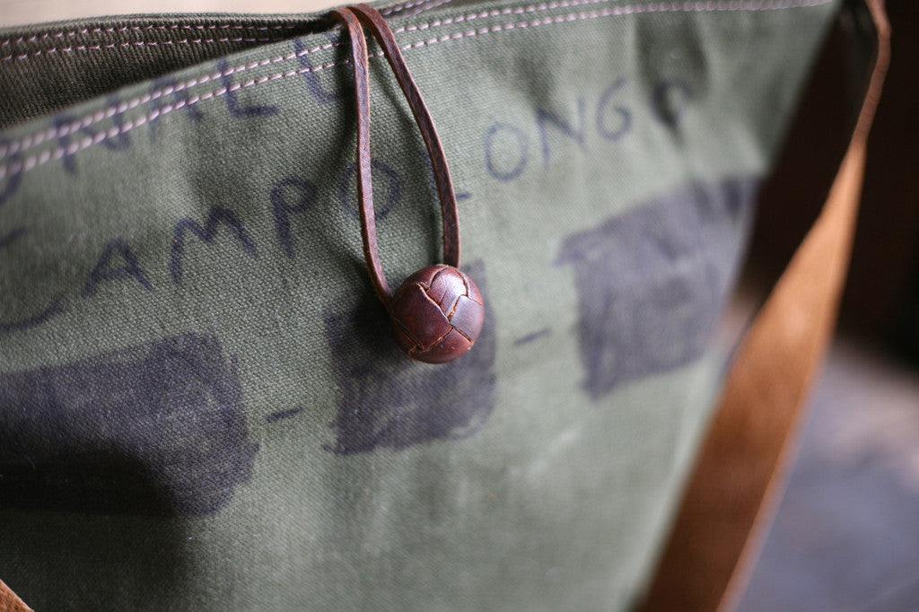WWII era Canvas Side Bag - SOLD