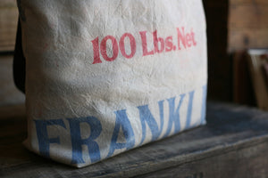 1950's era Farm Feedsack Tote Bag - SOLD