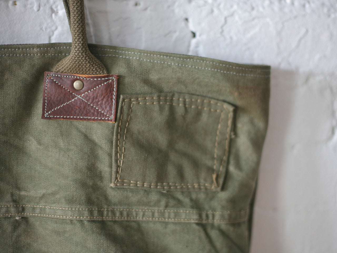 WWII era Canvas Carryall