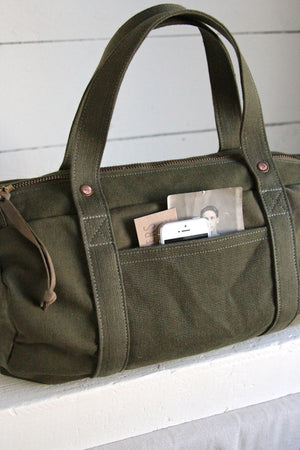 WWII era Canvas Duffle Bag