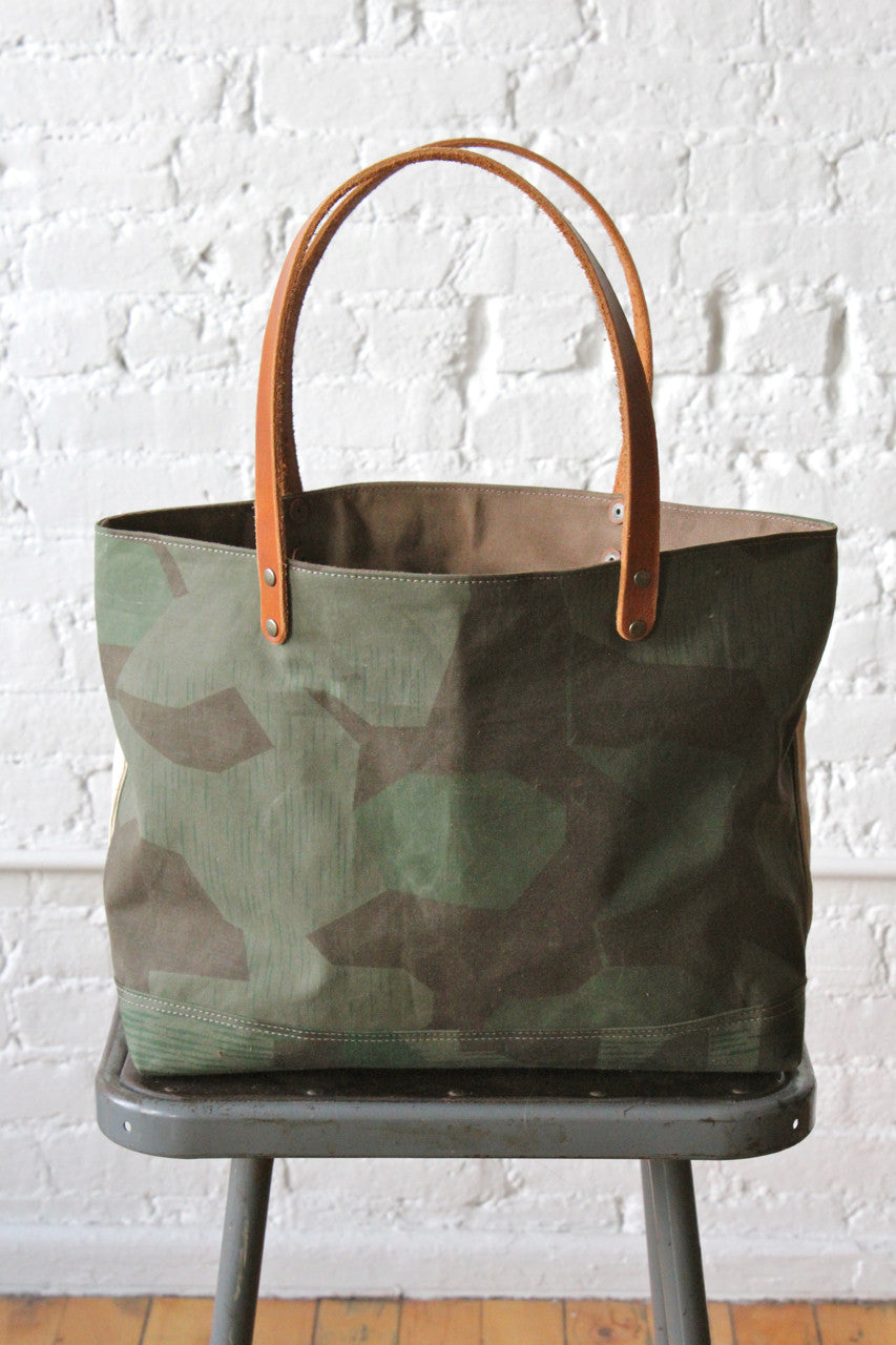 WWII era Camo and Work Apron Carryall