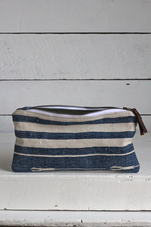 Indigo Dyed Cotton Utility Pouch