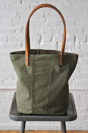 WWII era Two Tone US Military Canvas Tote Bag