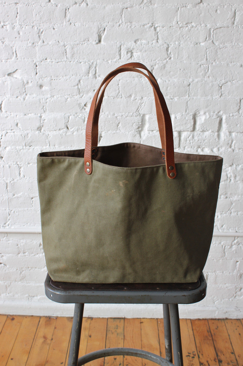 WWII era Military Canvas Tote Bag