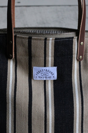 The Rambler Tote / Woven Stripe