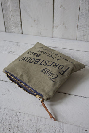 WWII era Canvas Logo Pouch