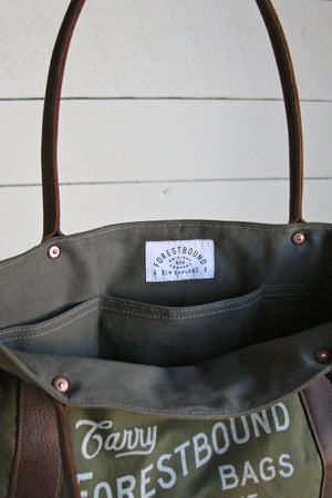 WWII era Canvas & Camo Carryall