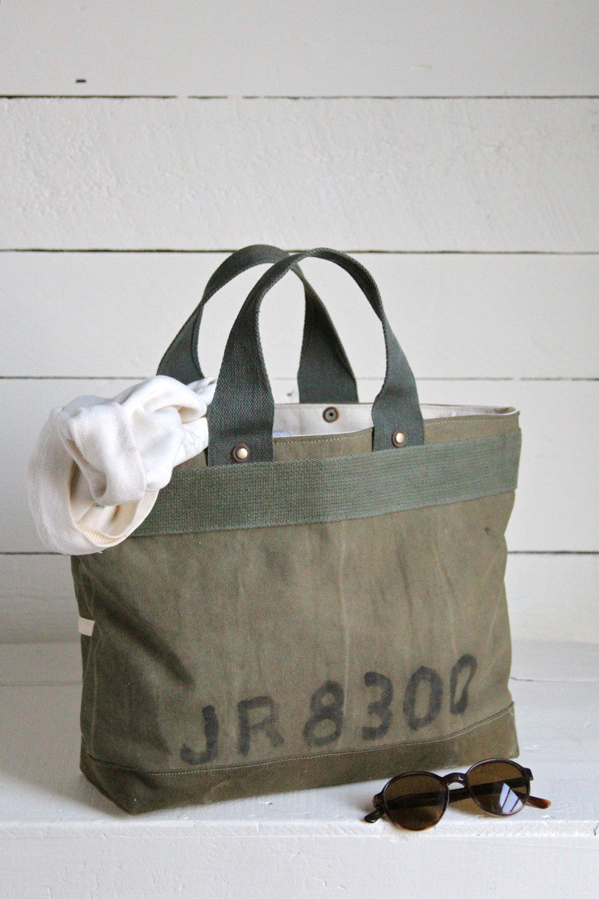 WWII era Canvas Carryall