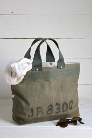 WWII era Canvas Carryall