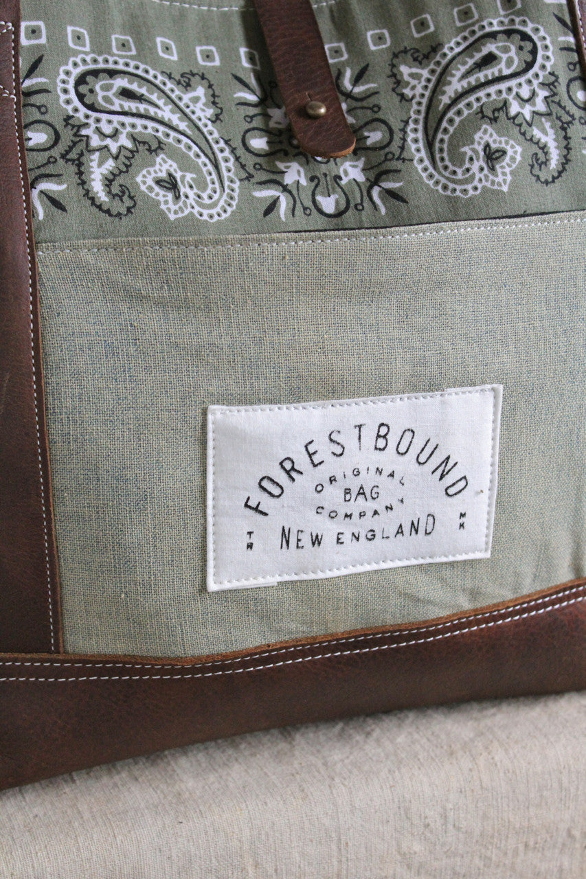 1950's era Bandana Weekend Bag