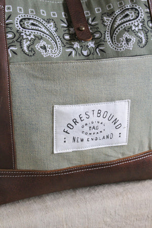 1950's era Bandana Weekend Bag