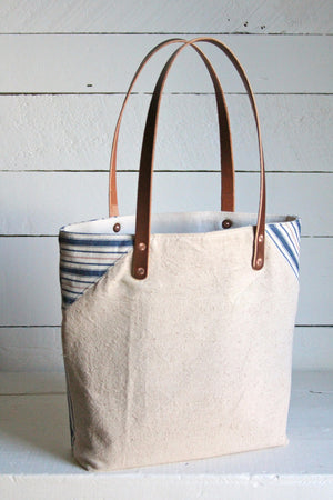 1940's era Canvas Pocket Tote