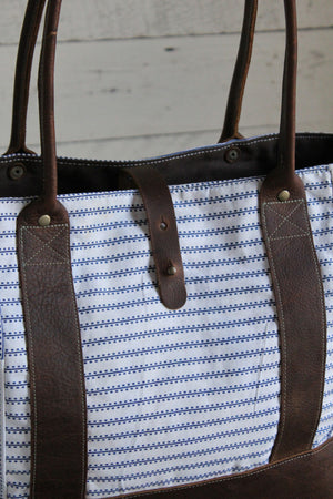 1940's era Feed Sack Weekend Bag