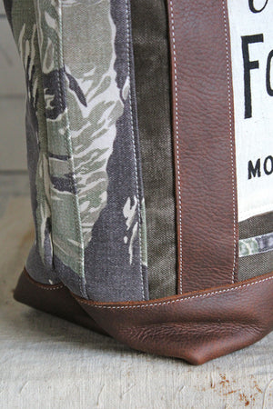 1940's era Canvas & Camo Carryall