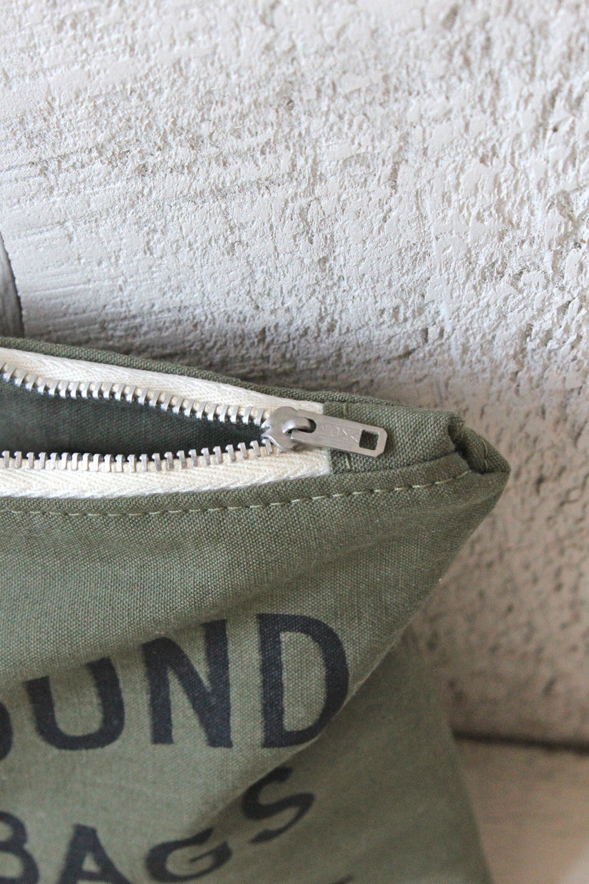 WWII era Canvas Logo Pouch