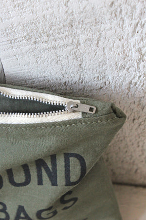 WWII era Canvas Logo Pouch