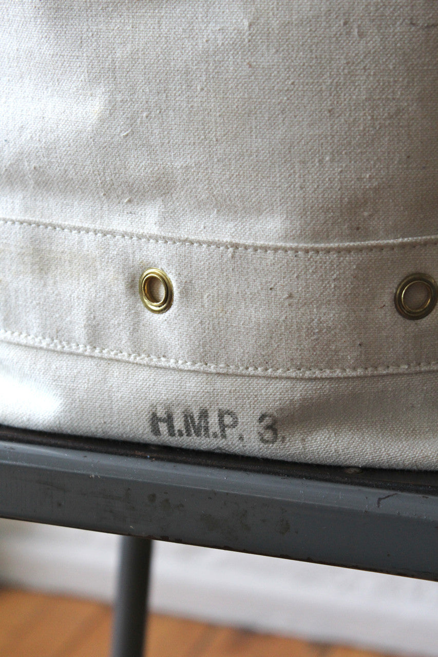 1950's era Canvas and Denim Tote Bag