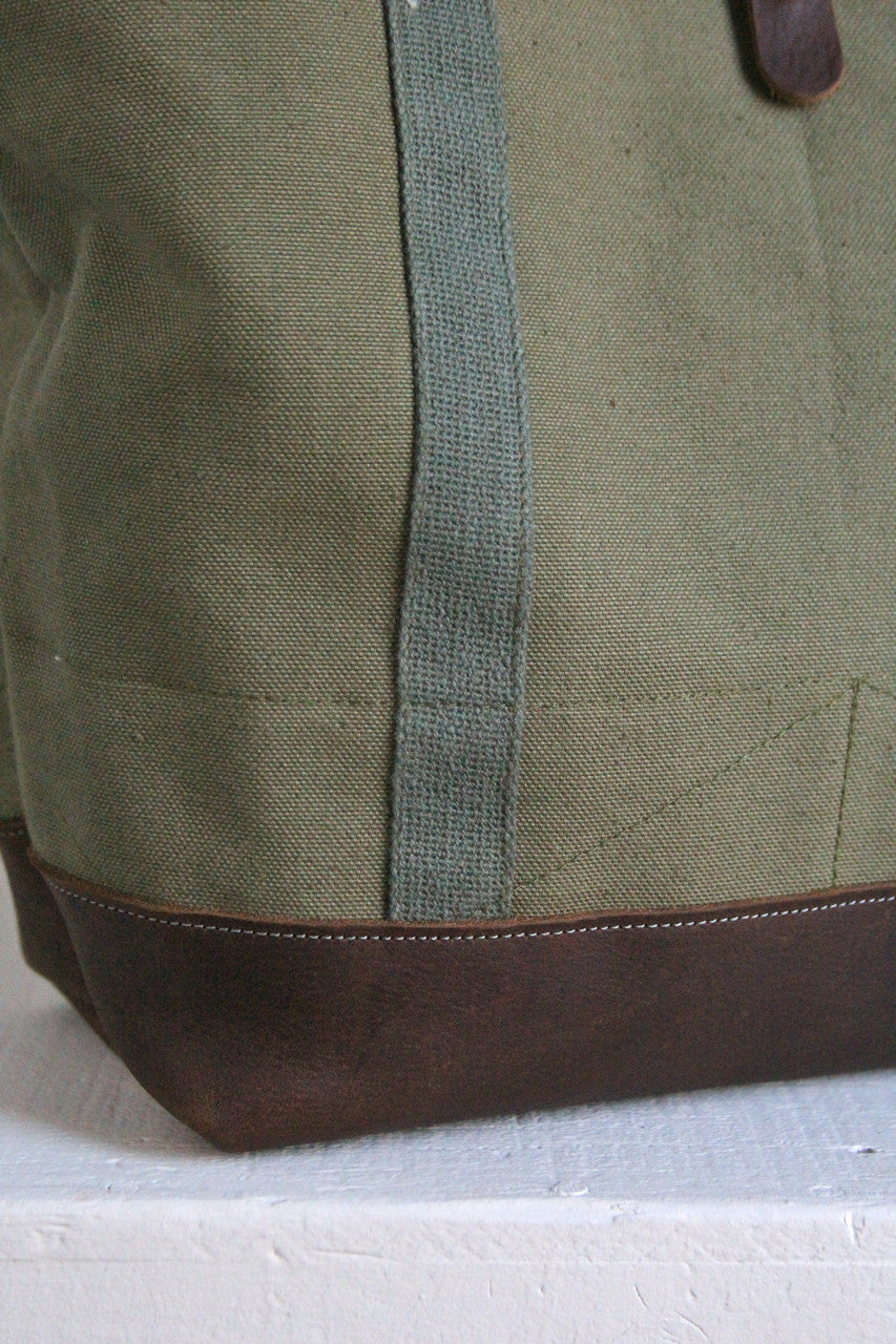 WWII era Canvas Weekend Bag
