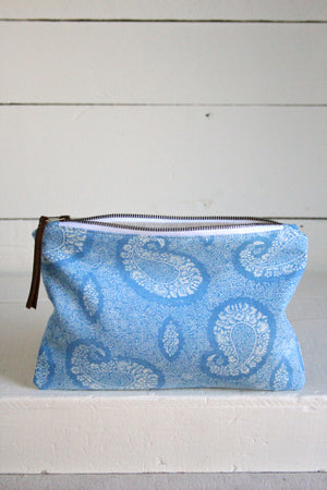 1940's era Paisley Feed Sack Utility Pouch