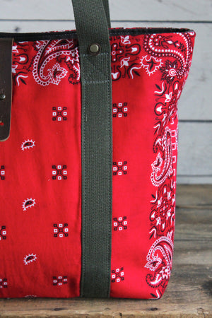 1960's era Bandana Carryall