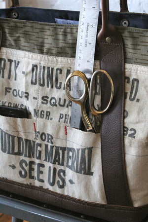 1960's era Rain Pattern Camo & Work Apron Carryall