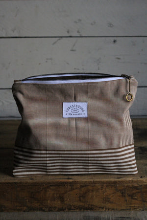 Deadstock Striped Canvas Utility Pouch