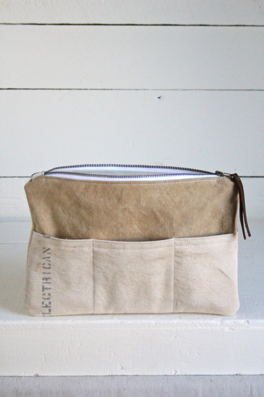 WWII era Canvas Pocket Utility Pouch