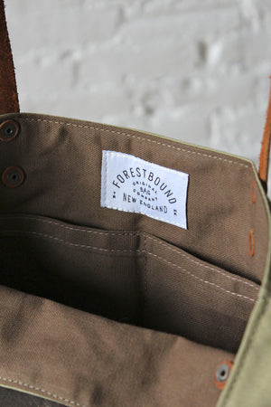 1950's era Mail Bag Canvas Pocket Tote Bag