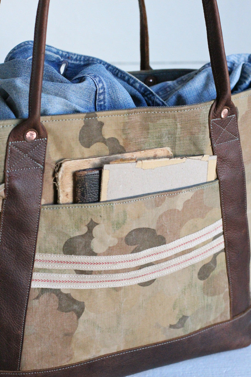 1950's era Mitchell Cloud Camo Carryall
