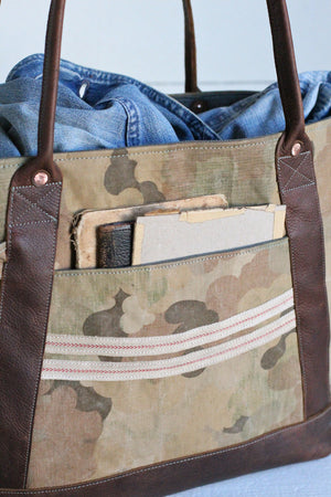 1950's era Mitchell Cloud Camo Carryall