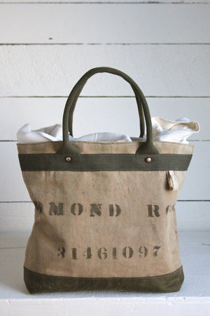 WWII era Canvas & Work Apron Carryall