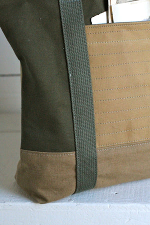 WWII era Canvas Travel Tote