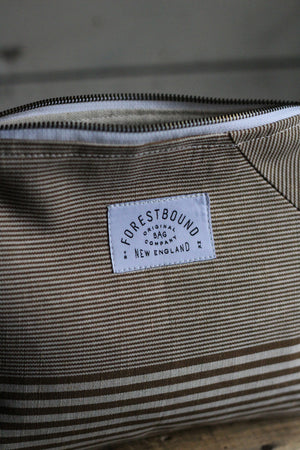 Deadstocked Striped Canvas Utility Pouch