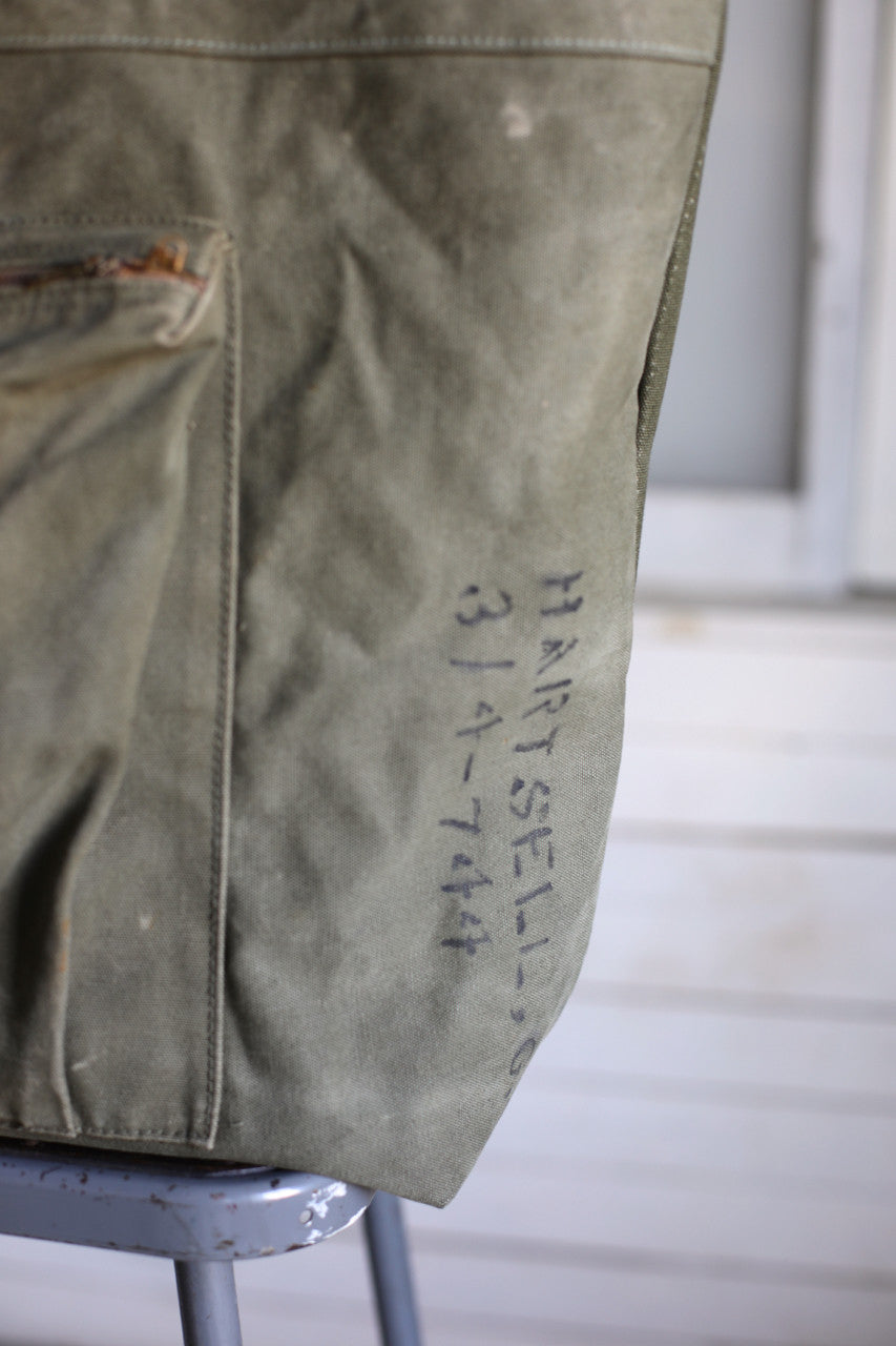 Extra Large WWII era Pocket Carryall