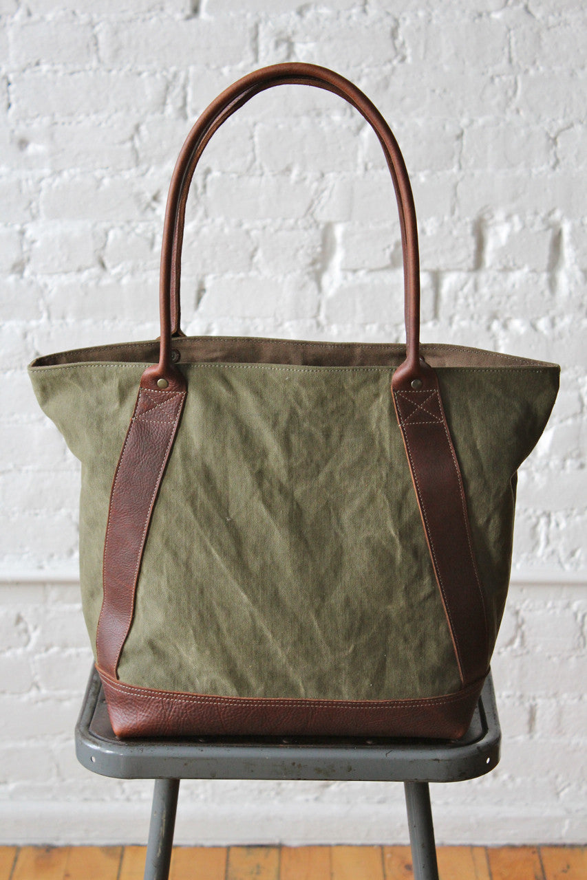 WWII era Canvas and Lumber Apron Carryall