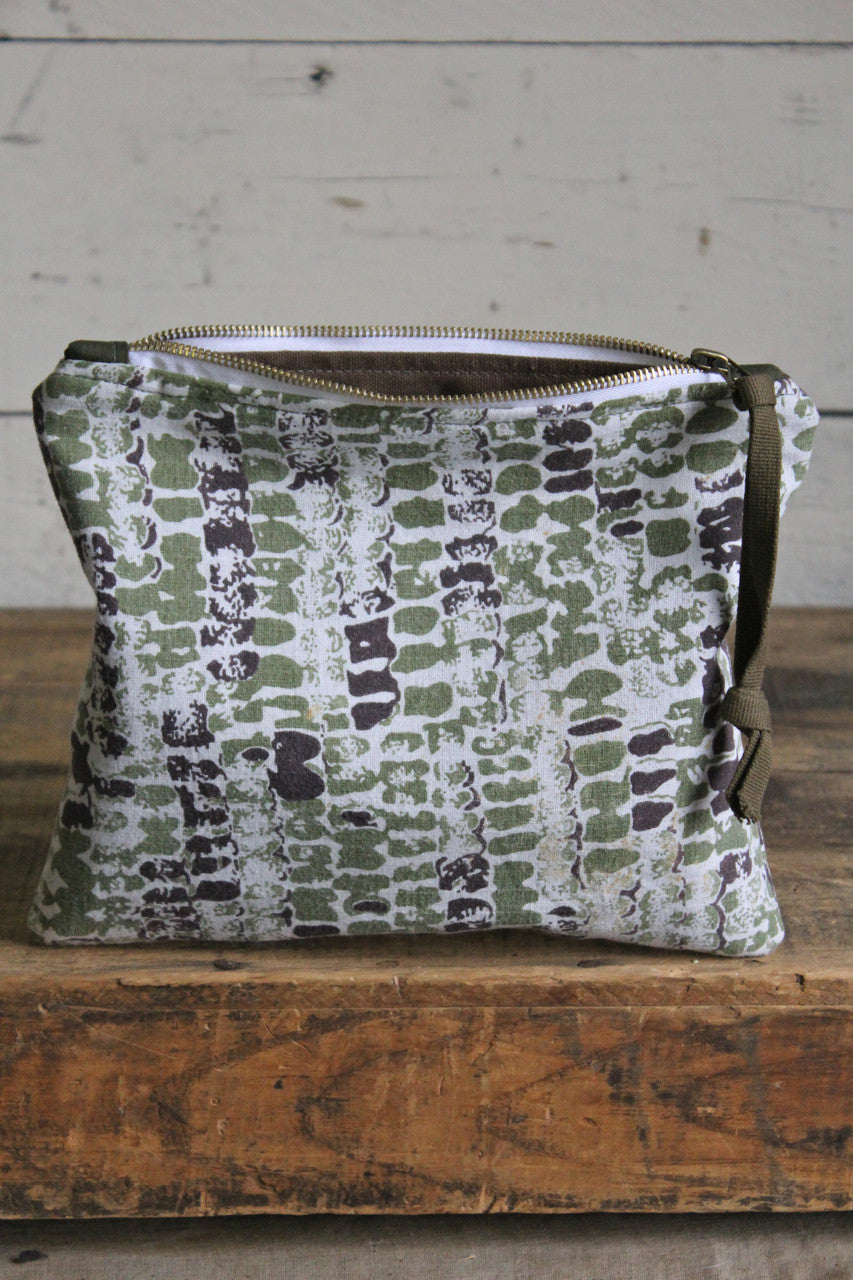 1950's era Printed Cotton Utility Pouch