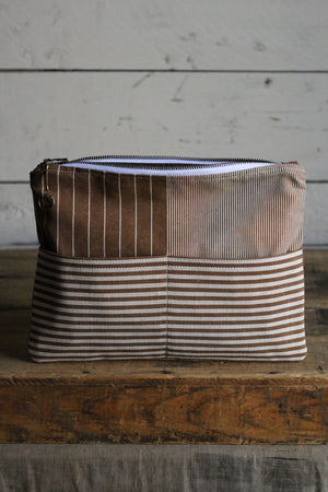 Deadstock Striped Canvas Pocket Utility Pouch