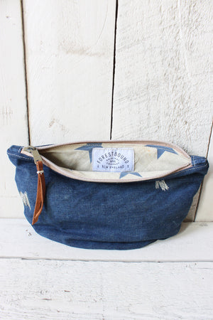 WWII era US Navy Denim Utility Pouch